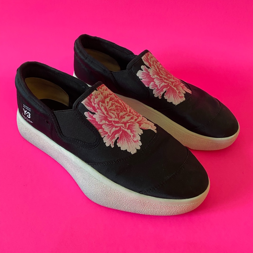Used Adidas Y-3 Tangutsu Harden Floral slip on